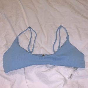 Light blue bikini top
